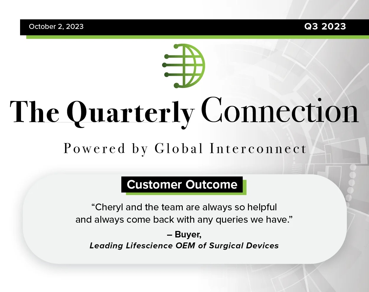 The Quarterly Connection Q3 2023
